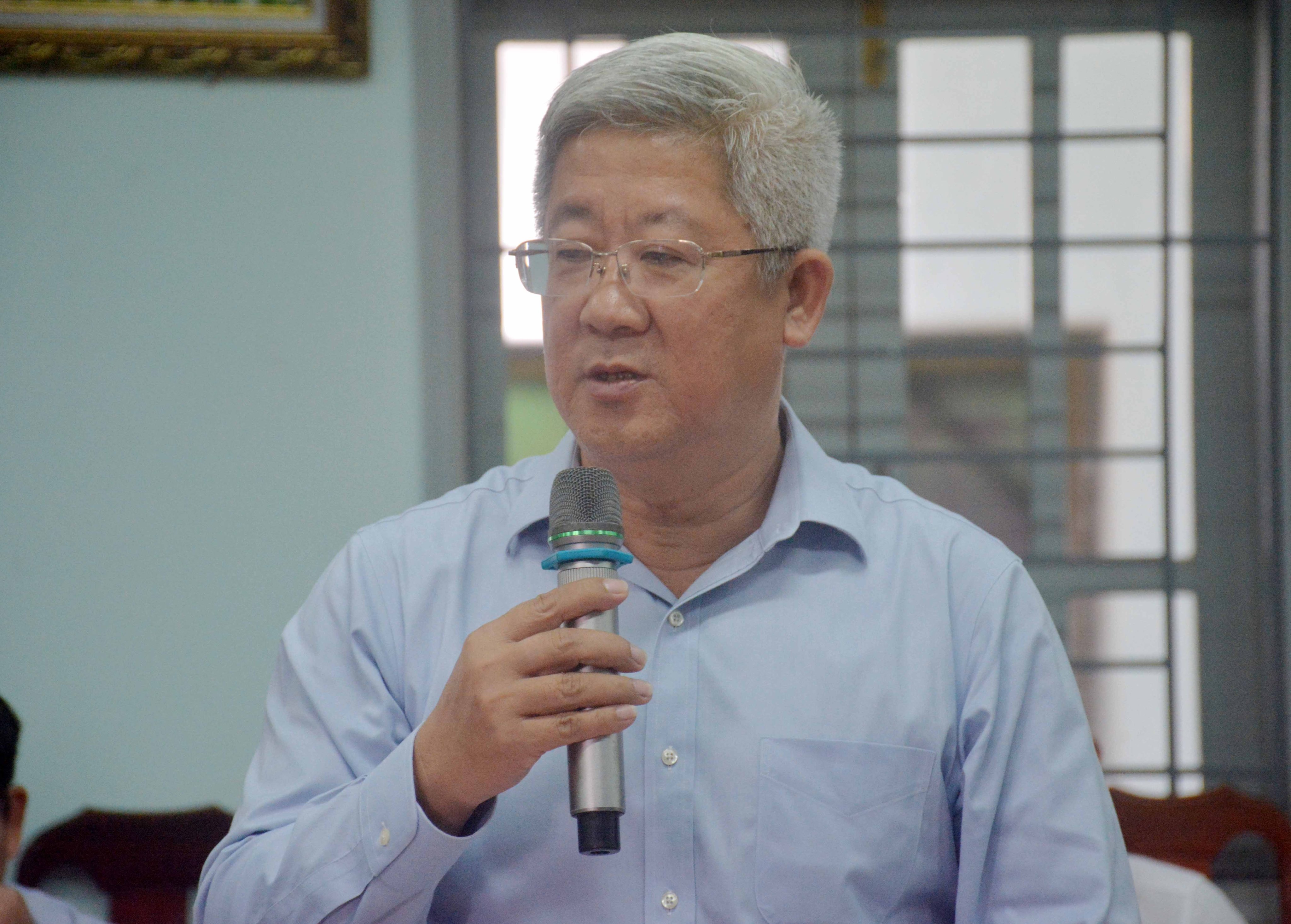 Phó Giám đốc Sở Văn hóa, Thể thao và Du lịch tỉnh Bình Dương Nguyễn Thanh Phong phát biểu tại tọa đàm